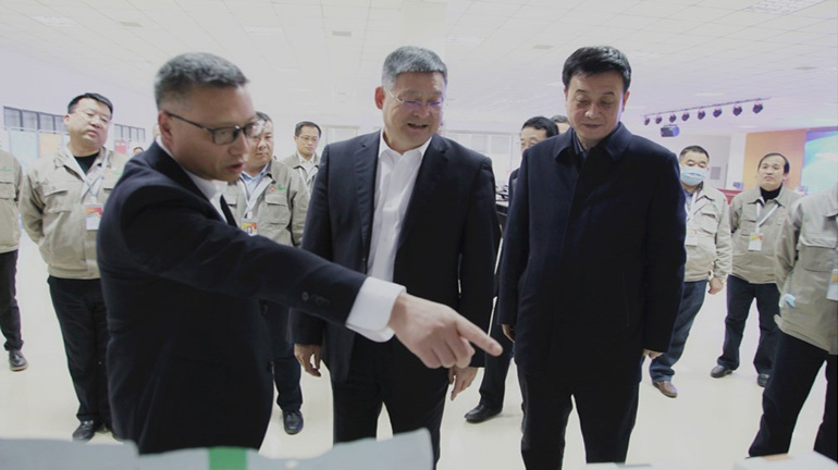 西安市糧食行業協會會長李西安一行在西瑞集團調研